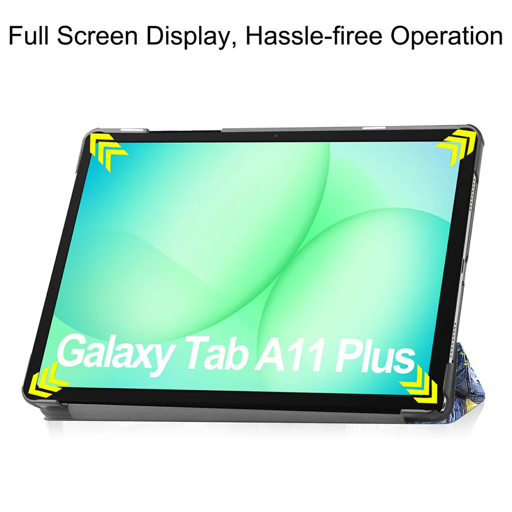 Case for Samsung Galaxy Tab A11+ / Tab A9+, Techsuit, FoldPro Starry Night, Multicolor - Image 6
