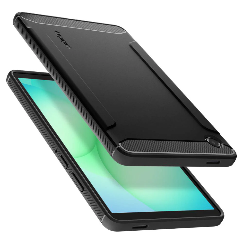 Case for Samsung Galaxy Tab A11, Spigen, Rugged Armor, Matte Black ACS10462 - Image 5