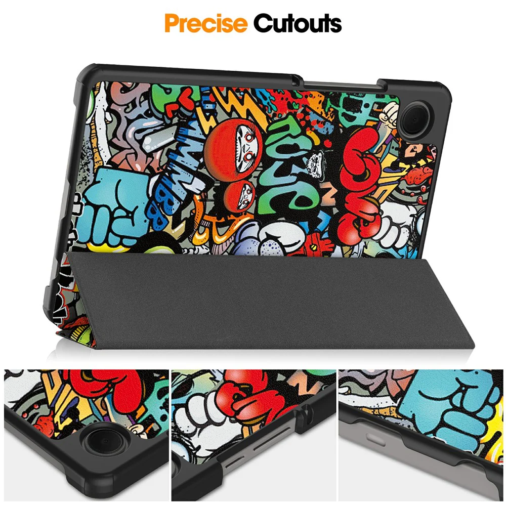 Case for Samsung Galaxy Tab A11 / Tab A9, Techsuit, FoldPro Urban, Multicolor - Image 3