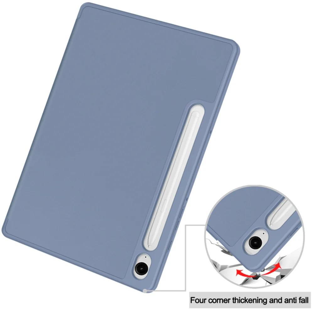 Case for Samsung Galaxy Tab S10 FE / Tab S9 FE / Tab S9, Techsuit, Flex Trifold, Grey - Image 2