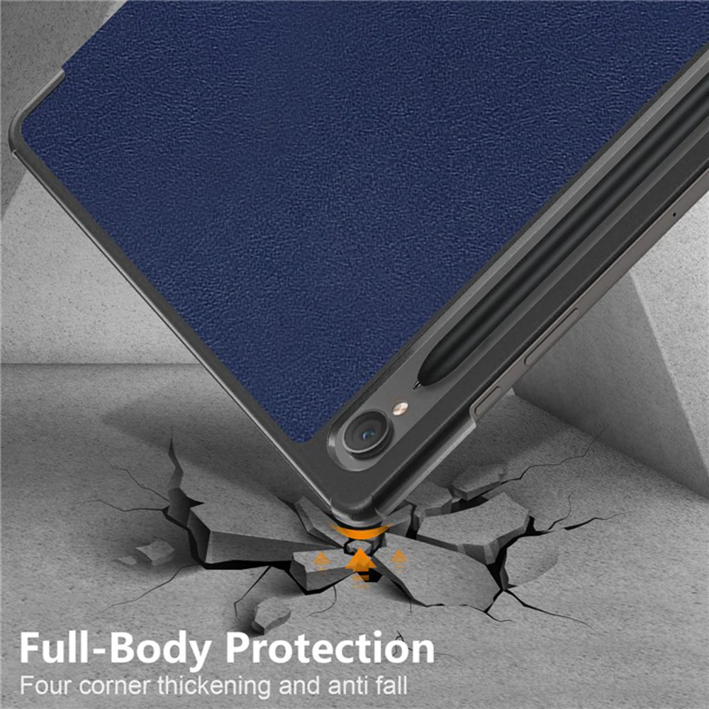 Case for Samsung Galaxy Tab S9 FE / Tab S9 / Tab S10 FE, Techsuit, FoldPro, Blue - Image 6