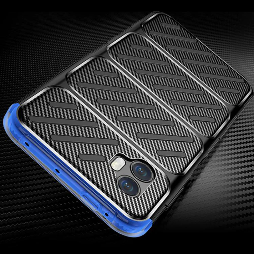 Case for Samsung Galaxy XCover7 Pro, Techsuit, CarbonFiber, Black - Image 5