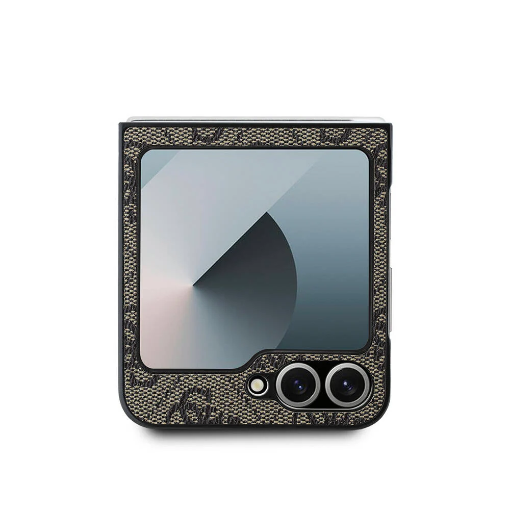 Case for Samsung Galaxy Z Flip7 F766, Guess, 4G Metal Logo, Black - Image 5
