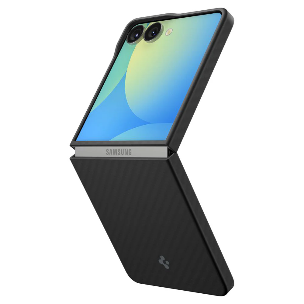 Case for Samsung Galaxy Z Flip7 F766, Spigen, Air Skin, Black ACS09564 - Image 5