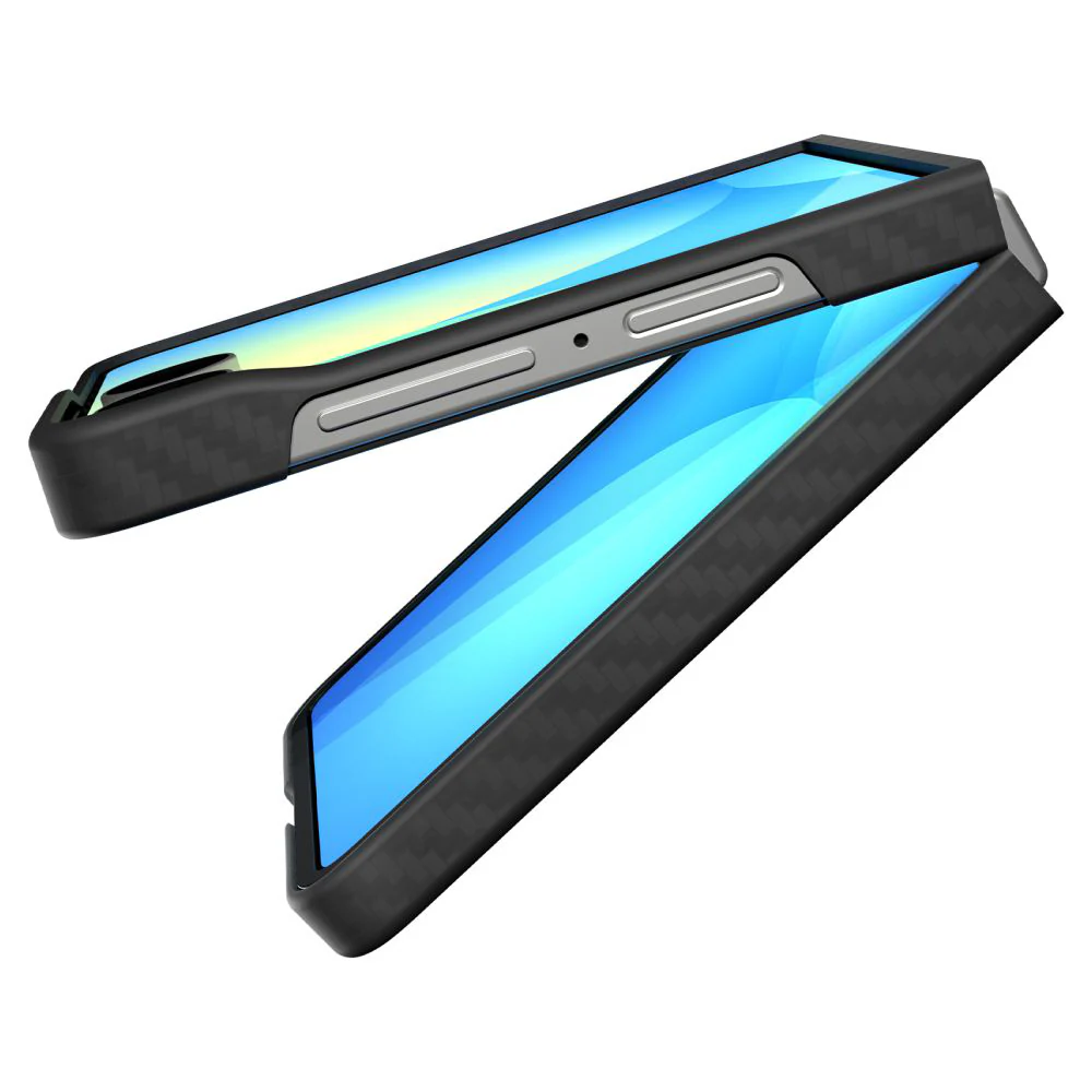 Case for Samsung Galaxy Z Flip7 F766, Spigen, Air Skin, Black ACS09564 - Image 6