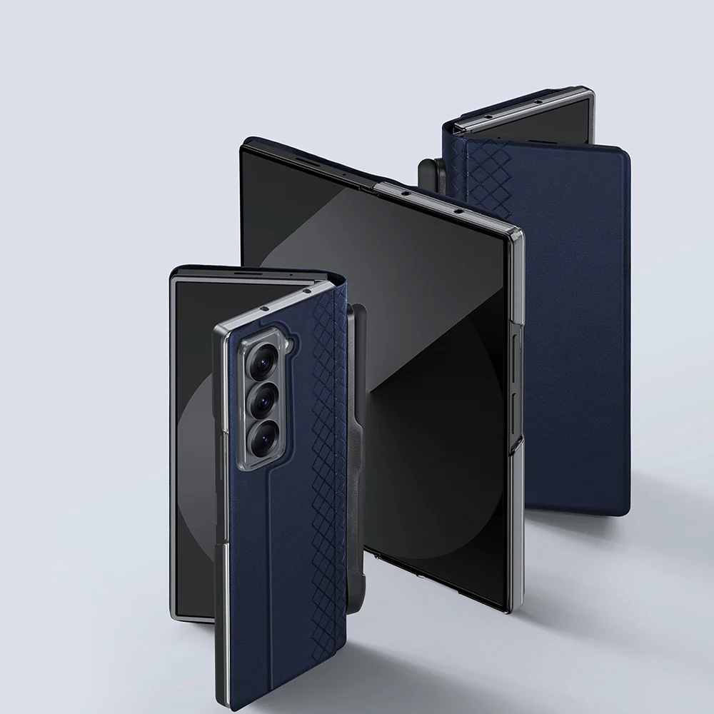 Case for Samsung Galaxy Z Fold Special, DUX DUCIS, Bril (with Pencil Holder), Black - Image 5
