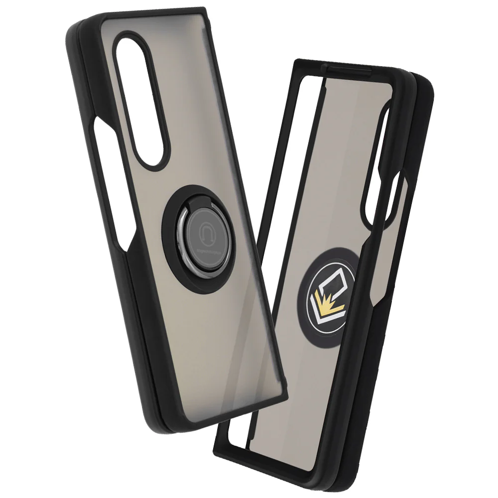 Case for Samsung Galaxy Z Fold3 5G F926, Techsuit, Glinth, Black