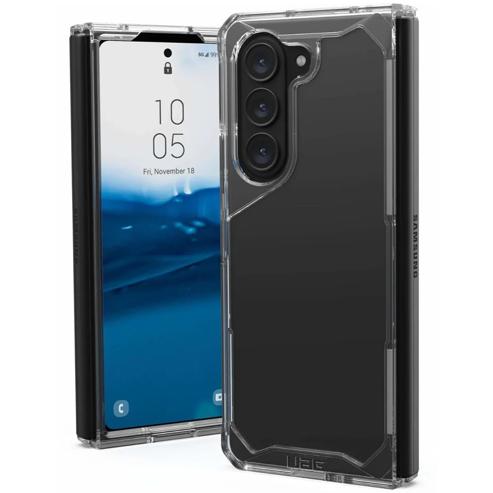 Case for Samsung Galaxy Z Fold5 F946, Urban Armor Gear, Plyo, Transparent - Image 2