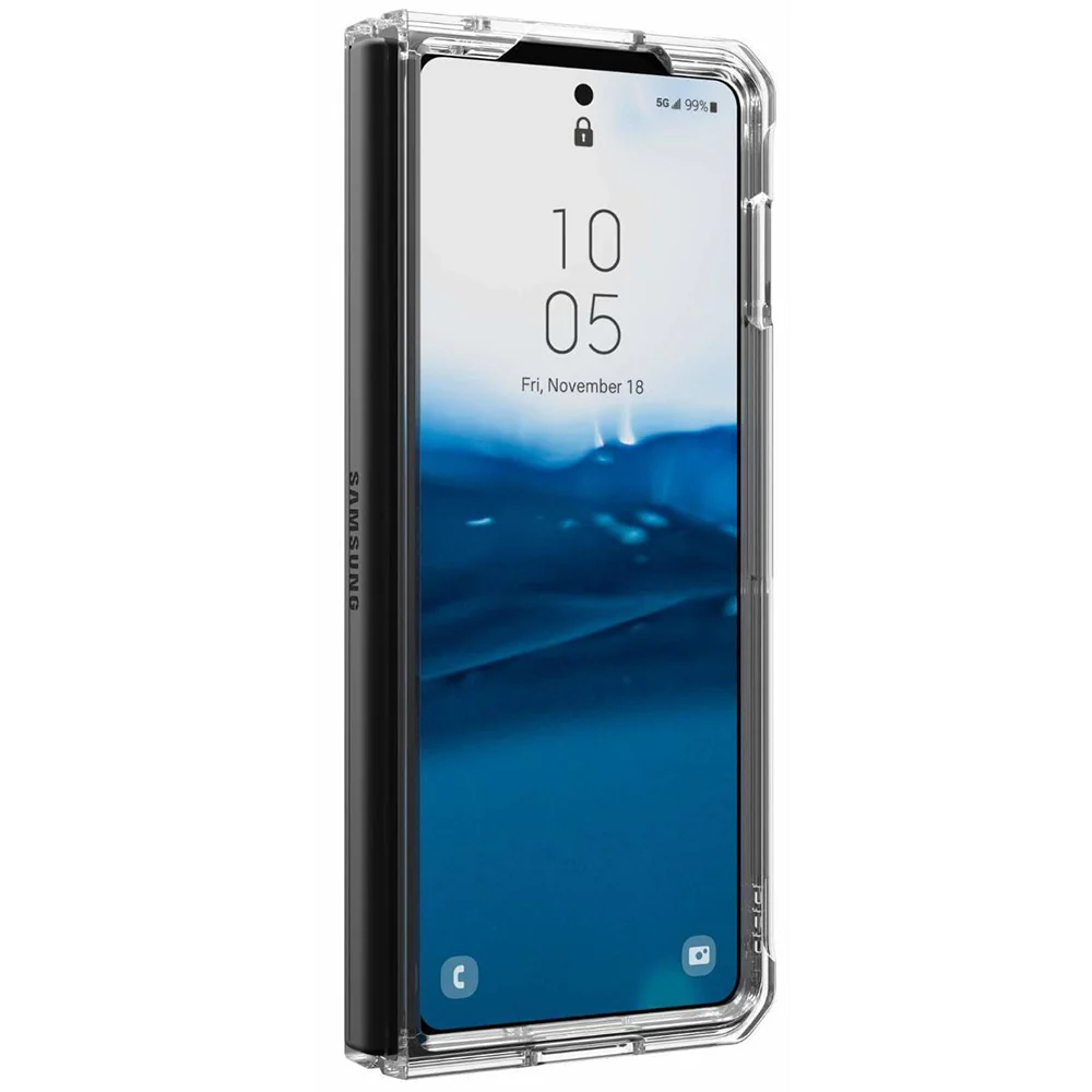 Case for Samsung Galaxy Z Fold5 F946, Urban Armor Gear, Plyo, Transparent - Image 3