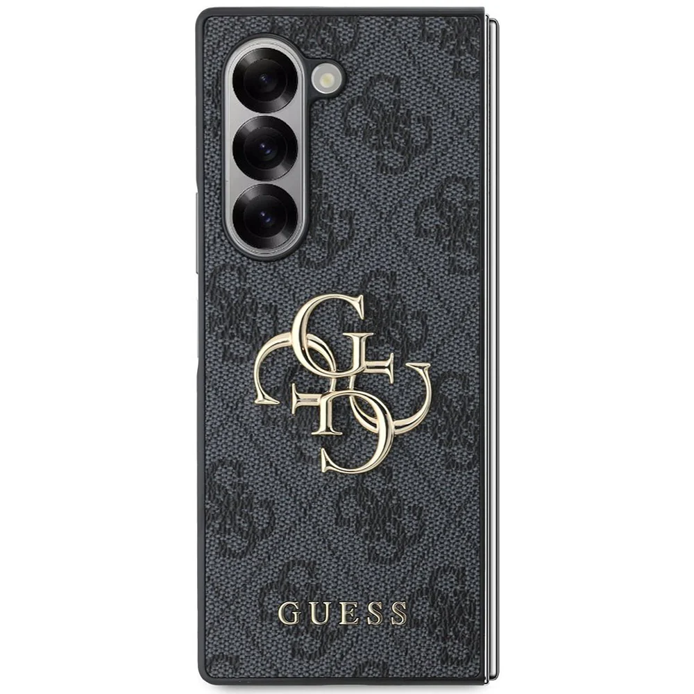 Case for Samsung Galaxy Z Fold6 F956, Guess, 4G Metal Logo, Black - Image 2