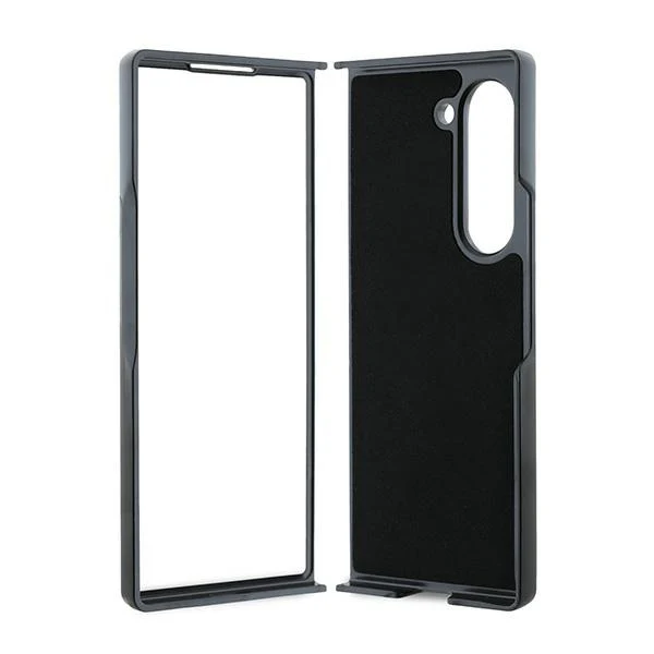 Case for Samsung Galaxy Z Fold6 F956, Karl Lagerfeld, Saffiano Monogram Karl's Head Metal, Black - Image 5