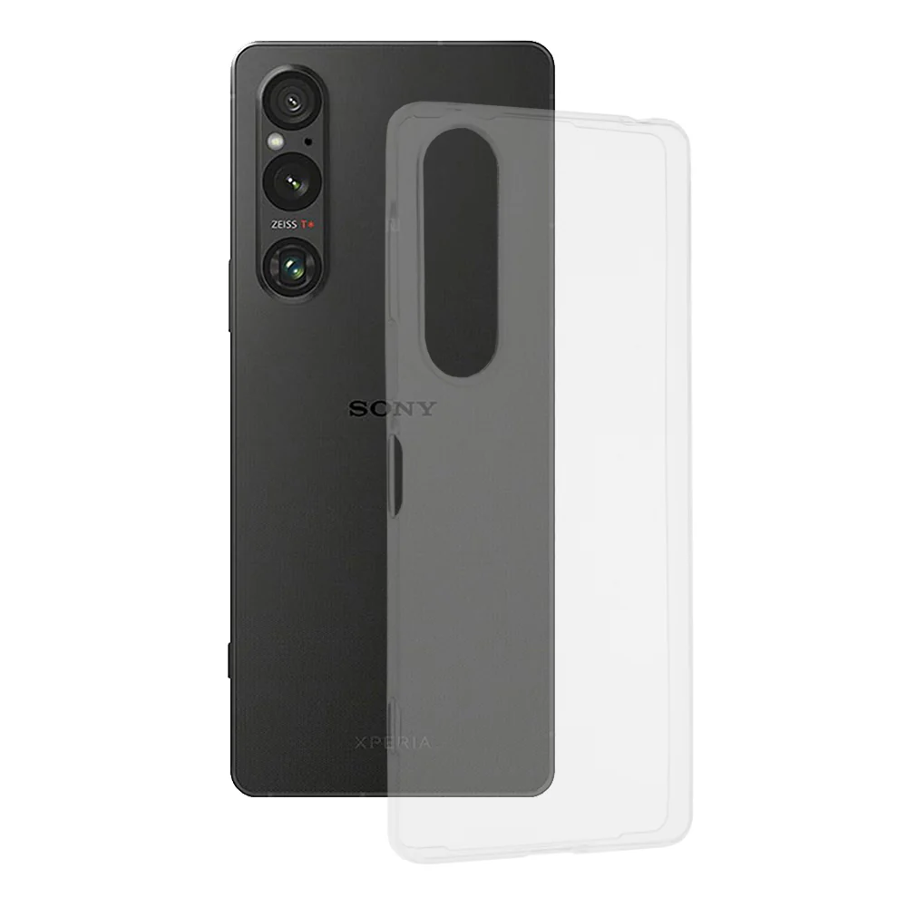 Case for Sony Xperia 1 V, Techsuit, Clear, Transparent