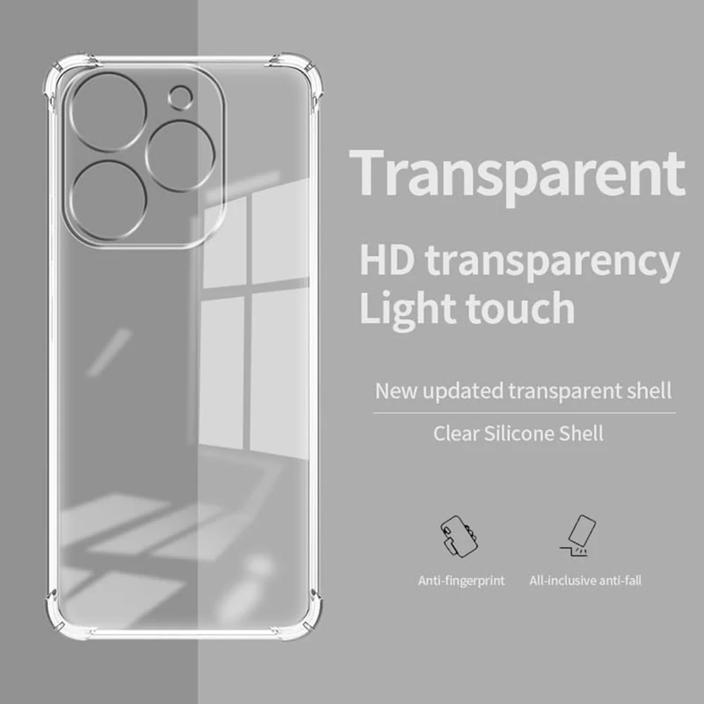 Case for Tecno Spark Go 2024 / Spark 20C, Techsuit, Shockproof Clear, Transparent - Image 4
