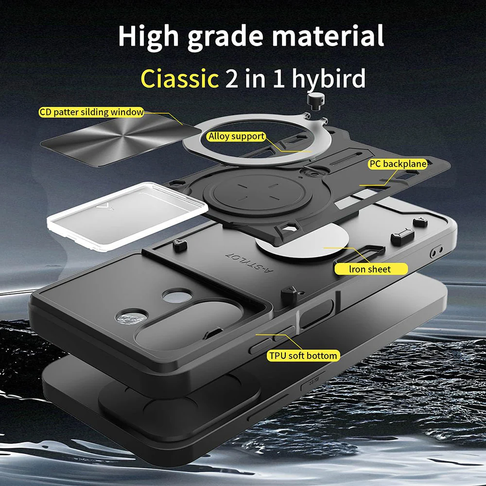 Case for Xiaomi 15T Pro, Techsuit, CamGuard Pro, Black - Image 4