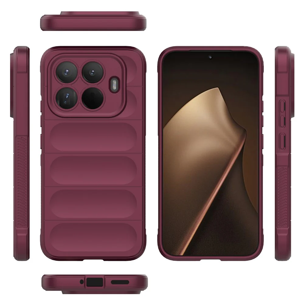 Case for Xiaomi 15T Pro, Techsuit, Magic Shield, Burgundy - Image 5