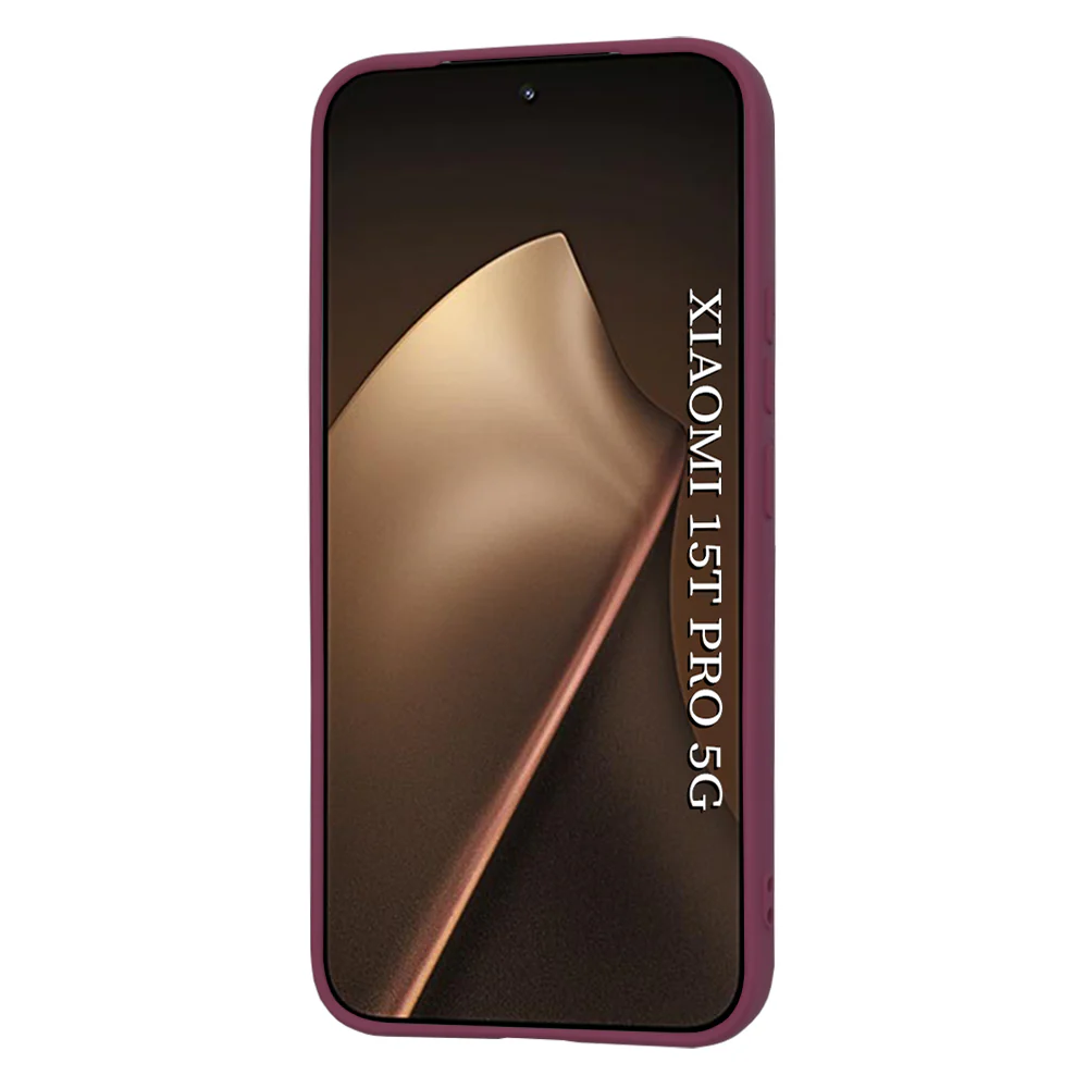 Case for Xiaomi 15T Pro, Techsuit, SoftFlex, Cherry Red - Image 2