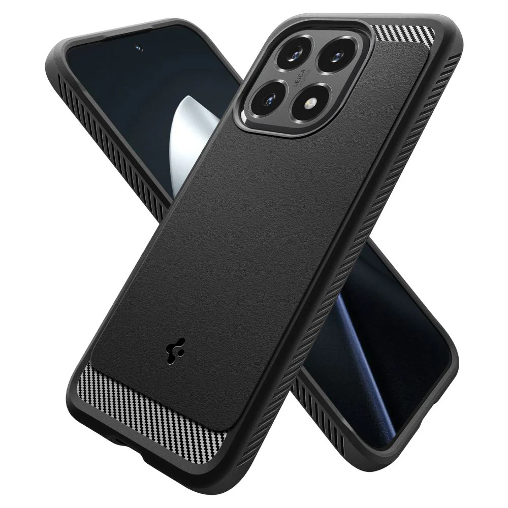 Case for Xiaomi 15T, Spigen, Rugged Armor, Matte Black ACS10459 - Image 2