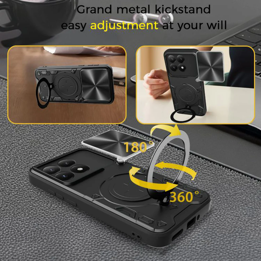 Case for Xiaomi 15T, Techsuit, CamGuard Pro, Red - Image 4