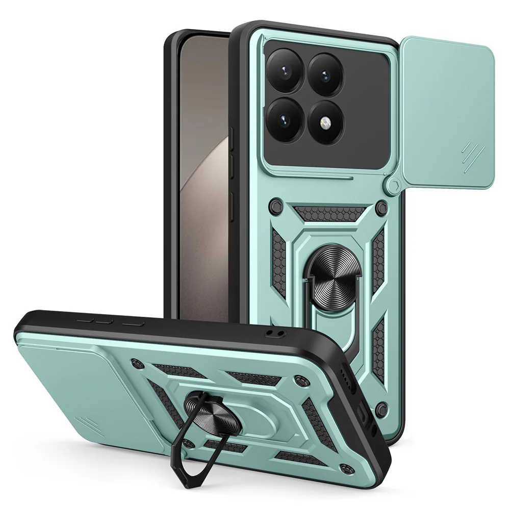 Case for Xiaomi 15T, Techsuit, CamShield, Green