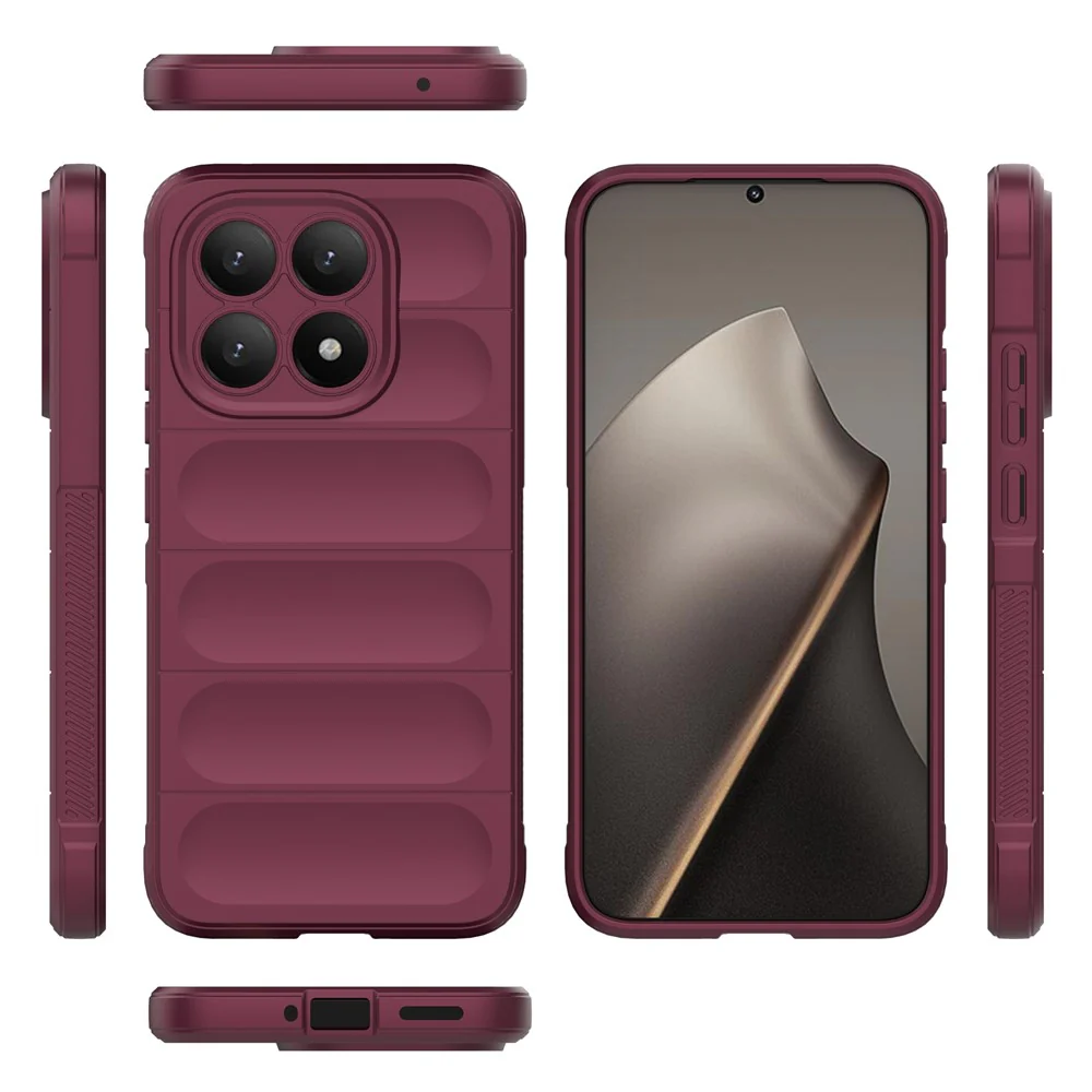 Case for Xiaomi 15T, Techsuit, Magic Shield, Cherry Red - Image 5