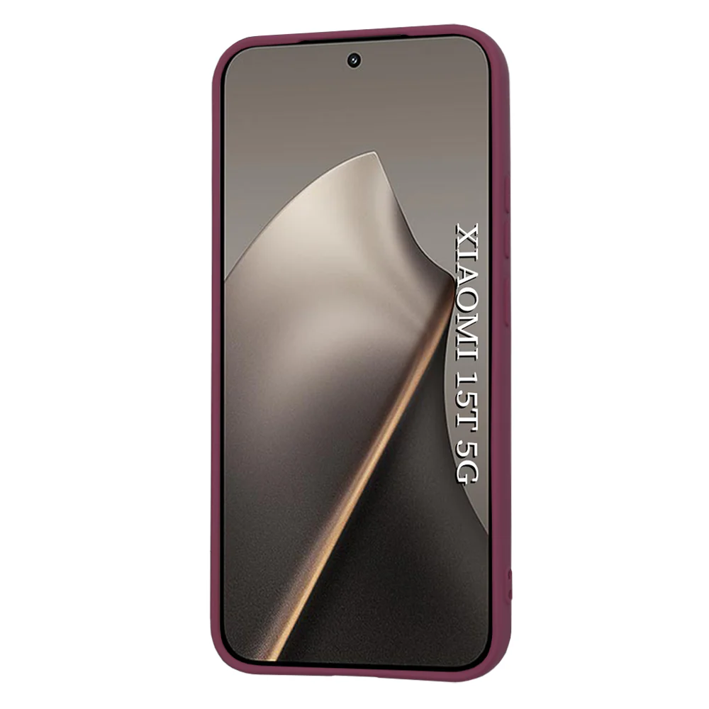 Case for Xiaomi 15T, Techsuit, SoftFlex, Cherry Red - Image 2