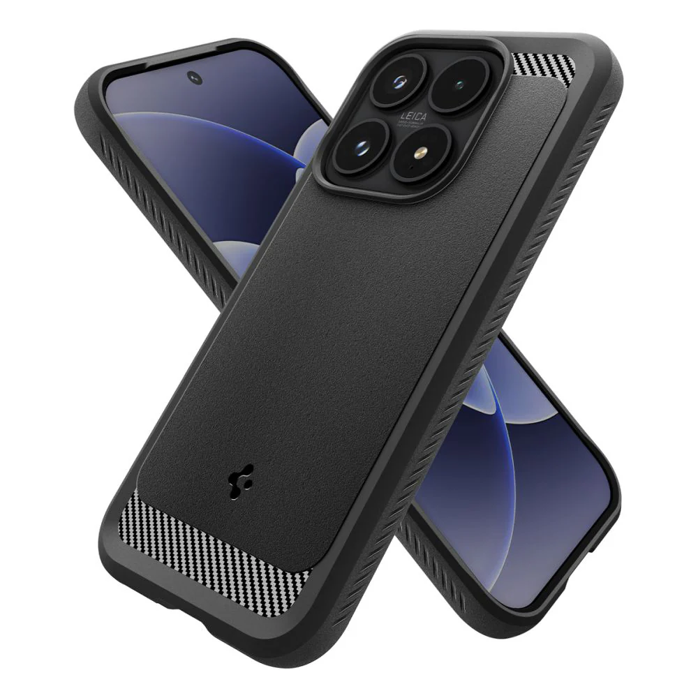 Case for Xiaomi 17, Spigen, Rugged Armor, Matte Black ACS10458 - Image 2