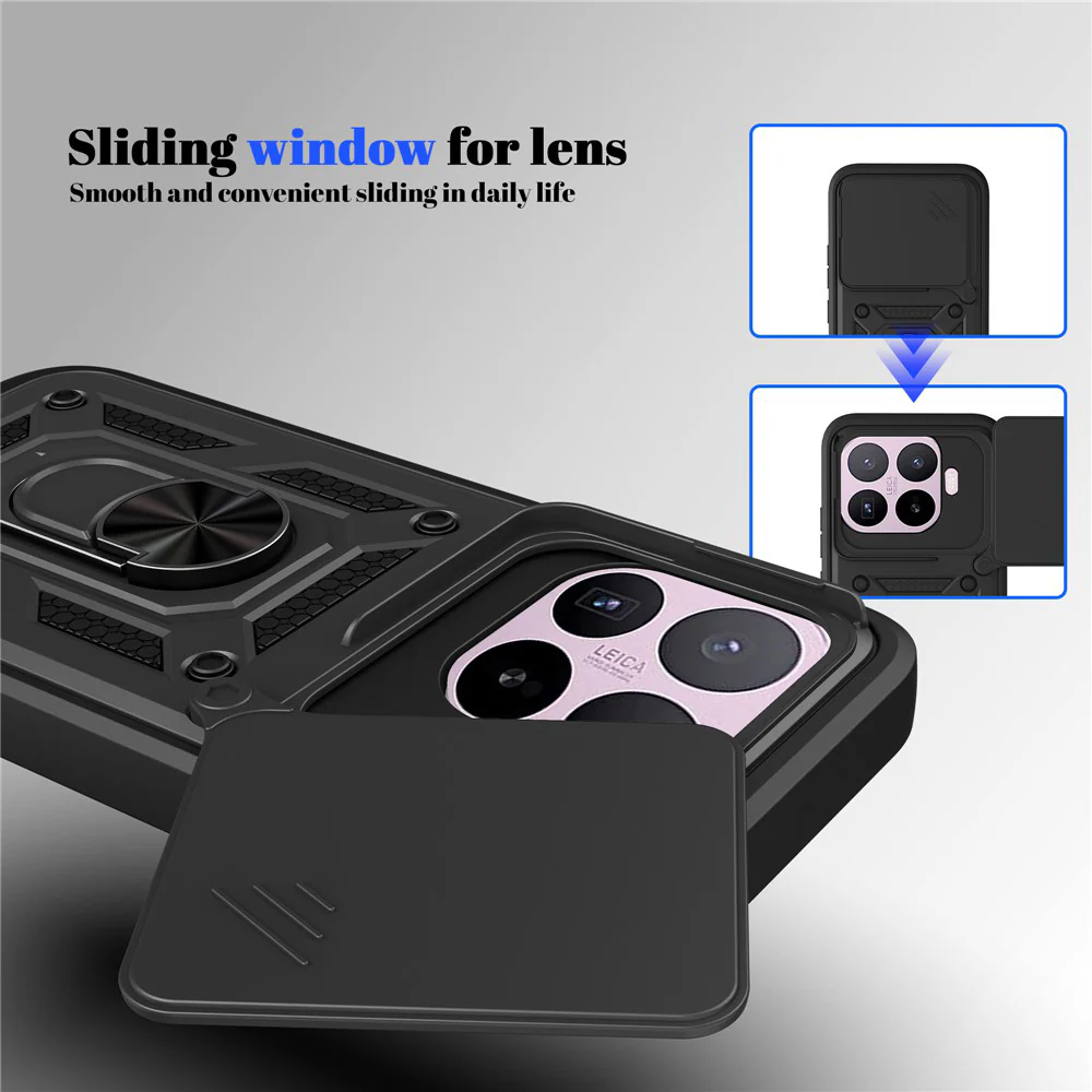 Case for Xiaomi 17T Pro, Techsuit, CamShield, Black - Image 6