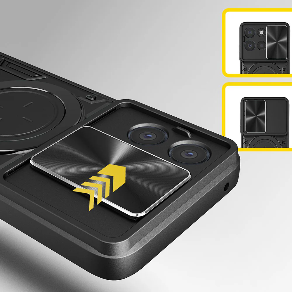 Case for Xiaomi 17T, Techsuit, CamGuard Pro, Black - Image 3