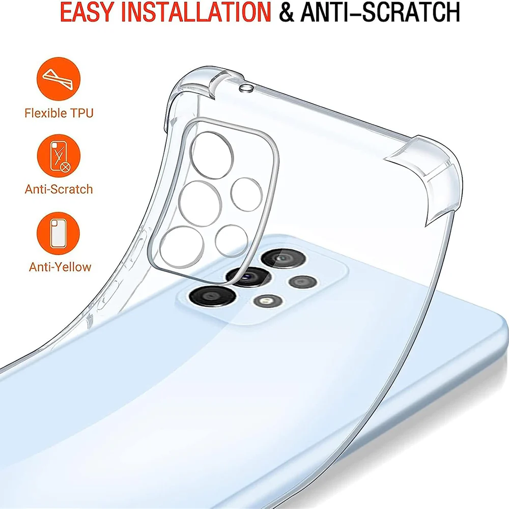Case for Xiaomi Poco C40, Techsuit, Shockproof Clear, Transparent - Image 2