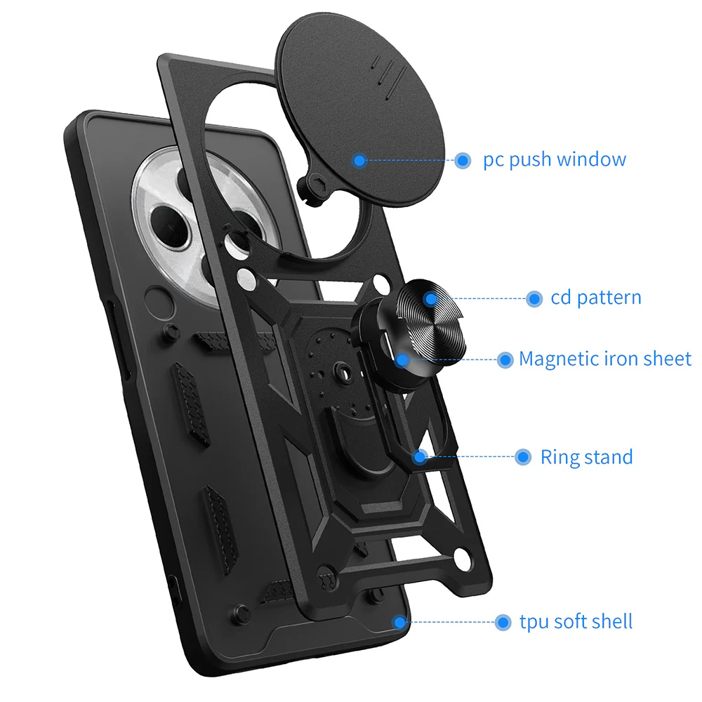 Case for Xiaomi Poco C75 / Redmi 14C, Techsuit, CamShield, Blue - Image 3