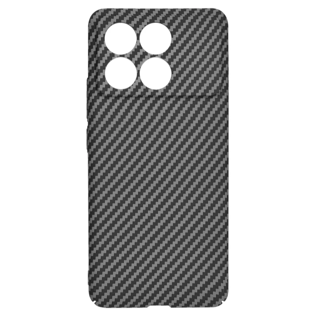 Case for Xiaomi Poco F6 Pro, Techsuit, Carbonite FiberShell, Black - Image 4