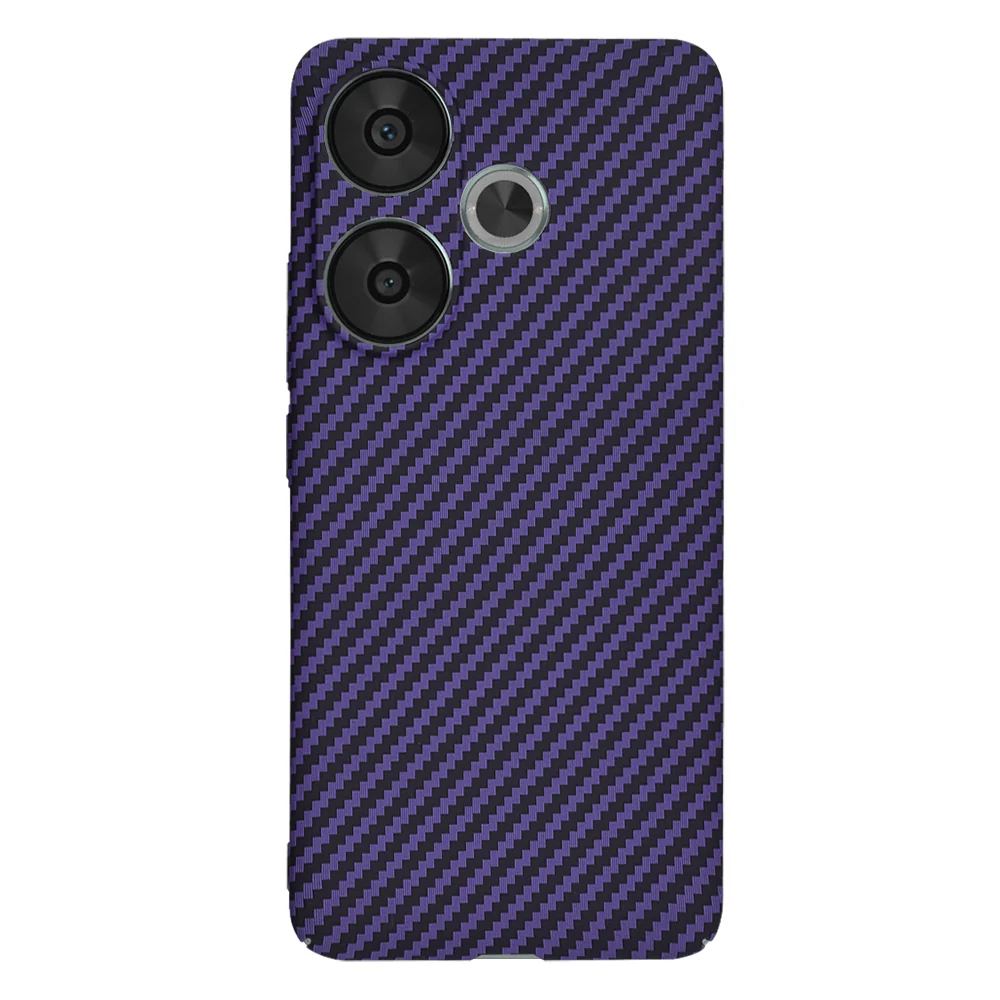 Case for Xiaomi Poco F6, Techsuit, Carbonite FiberShell, Purple - Image 3