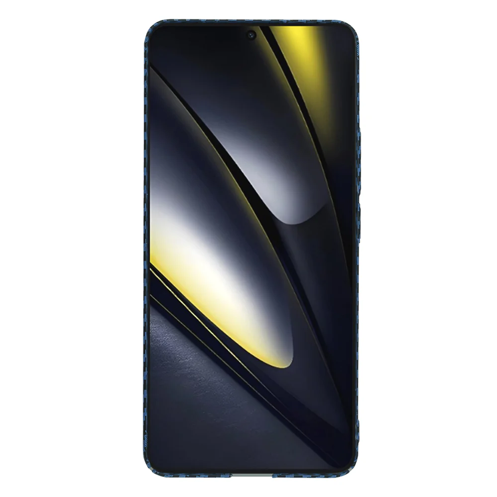 Case for Xiaomi Poco F6, Techsuit, Carbonite FiberShell, Turquoise - Image 2