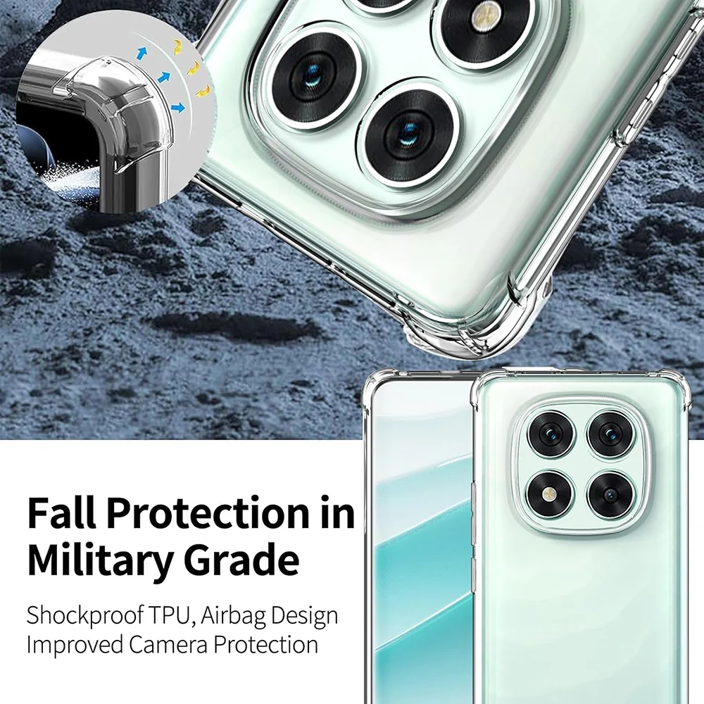 Case for Xiaomi Poco F7 Pro, Techsuit, Shockproof Clear, Transparent - Image 5