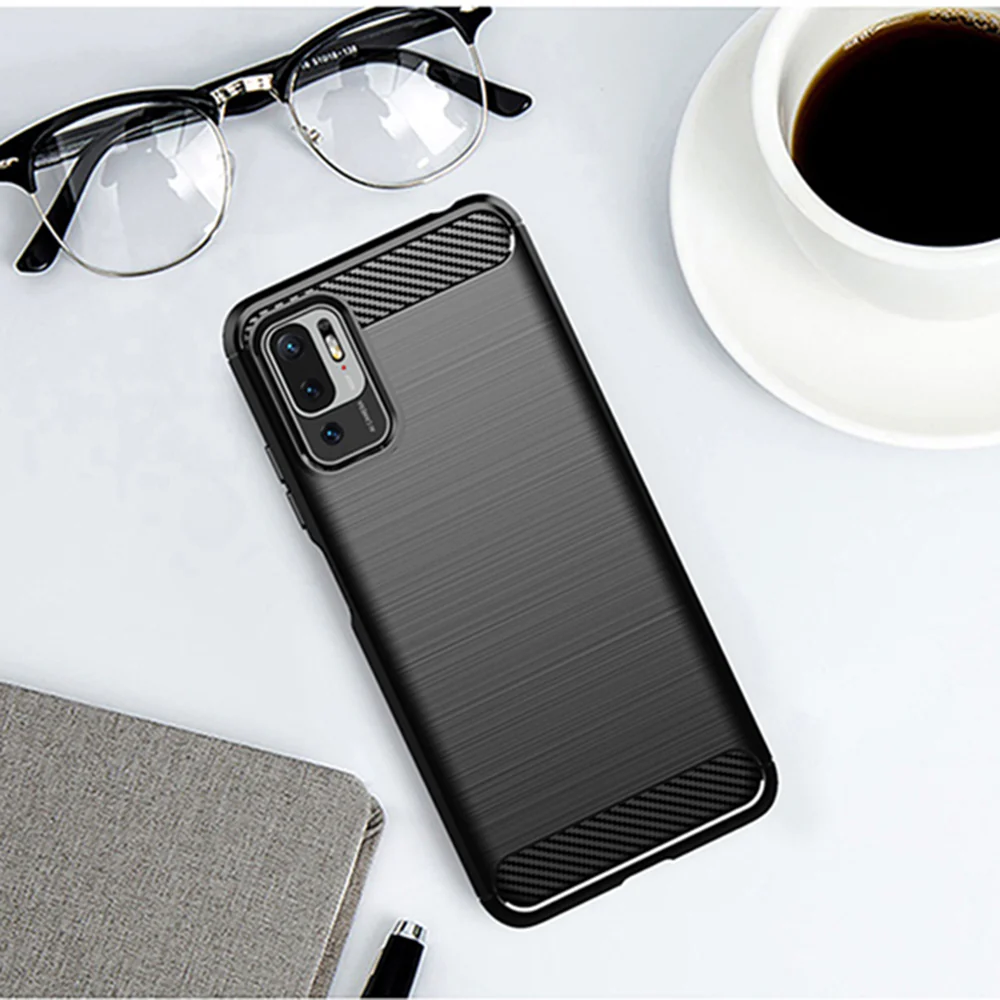 Case for Xiaomi Poco M3 Pro 5G / Redmi Note 10 5G, Techsuit, Carbon, Black - Image 5