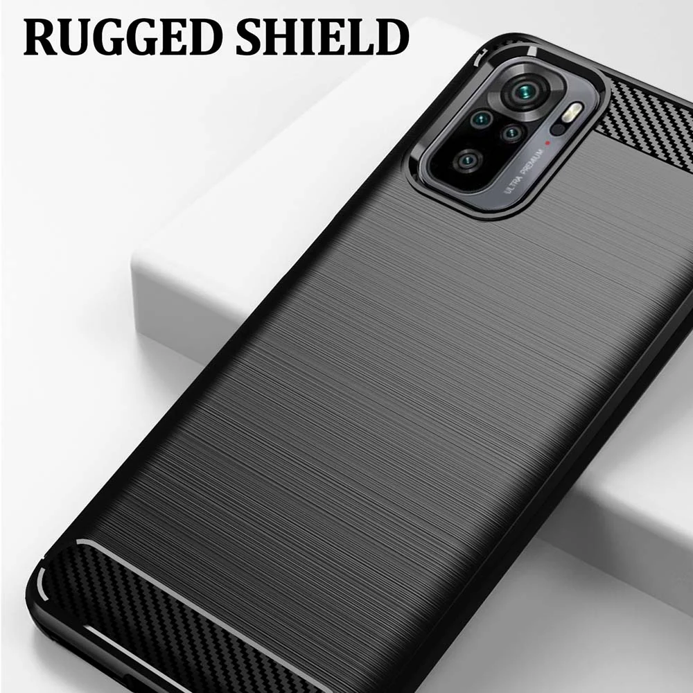 Case for Xiaomi Poco M5s / Redmi Note 10S / Note 10, Techsuit, Carbon, Black - Image 6