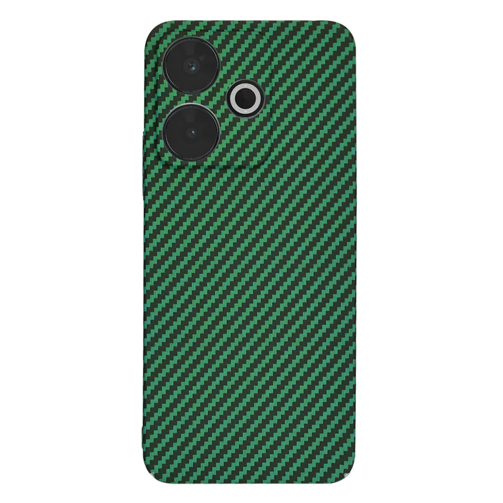 Case for Xiaomi Poco M6 4G / Redmi 13, Techsuit, Carbonite FiberShell, Green - Image 3