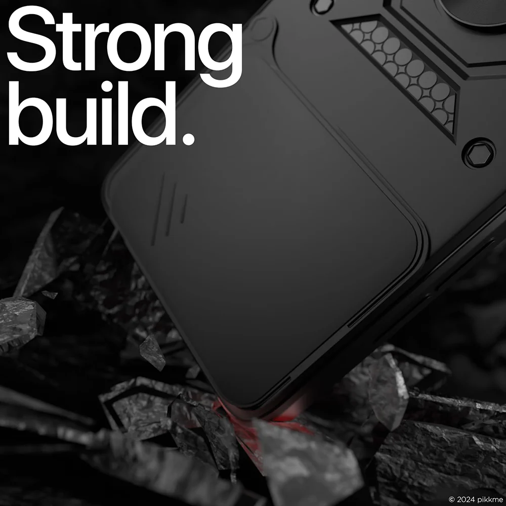 Case for Xiaomi Poco M7 Pro 5G, Techsuit, CamShield, Black - Image 4
