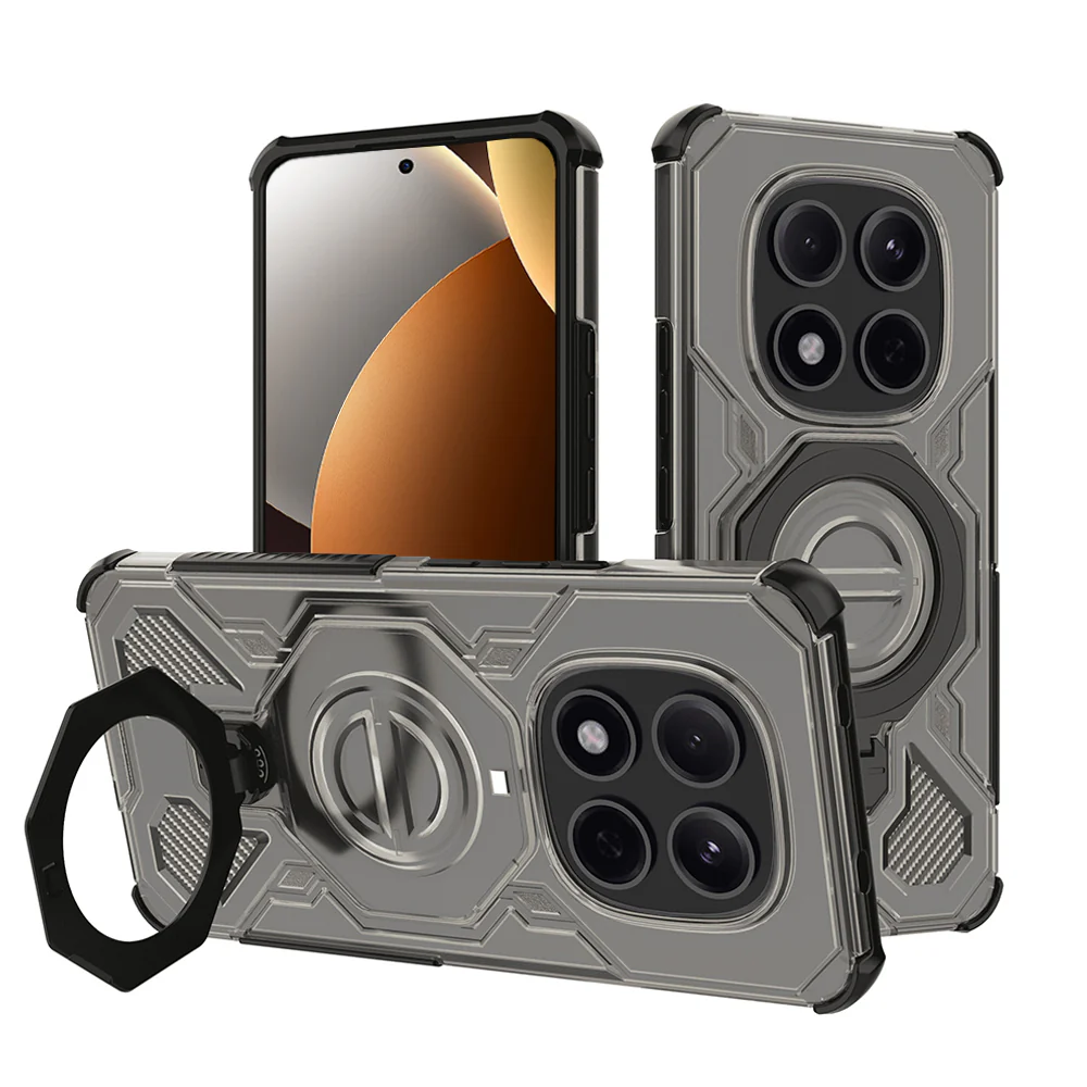 Case for Xiaomi Poco M8 Pro / Redmi Note 15 Pro+ 5G, Techsuit, Carbon Shield Pro, Smoky