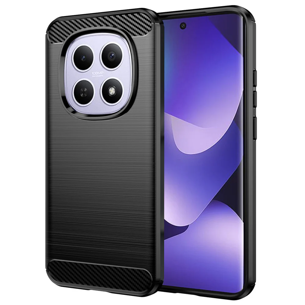 Case for Xiaomi Poco M8 / Redmi Note 15 5G / Note 15 4G, Techsuit, Carbon, Black