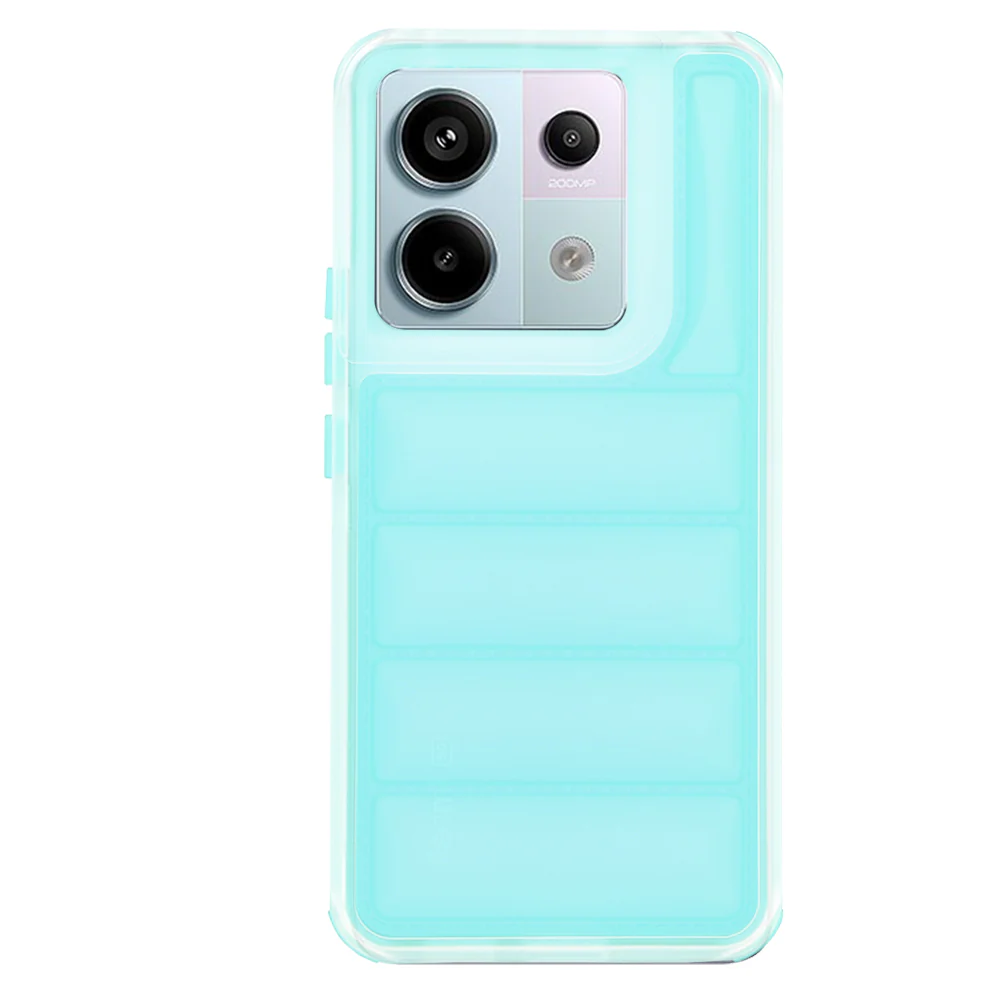 Case for Xiaomi Poco X6 / Note 13 Pro 5G, Techsuit, Wave Shield, Turquoise - Image 3