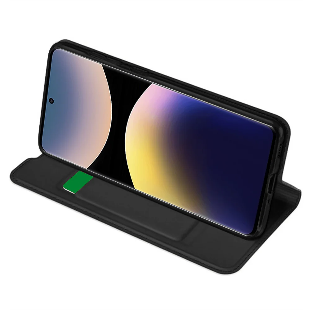 Case for Xiaomi Poco X7 / Note 14 Pro 5G, Techsuit, Magskin Book, Black - Image 2