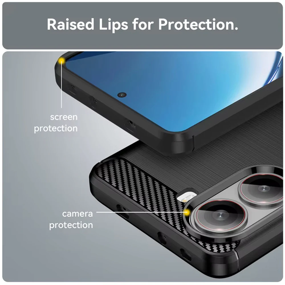 Case for Xiaomi Poco X7 Pro, Techsuit, Carbon, Black - Image 5