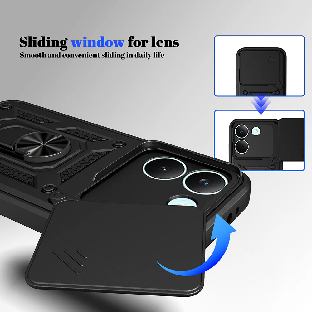 Case for Xiaomi Poco X8 Pro, Techsuit, CamShield, Blue - Image 4