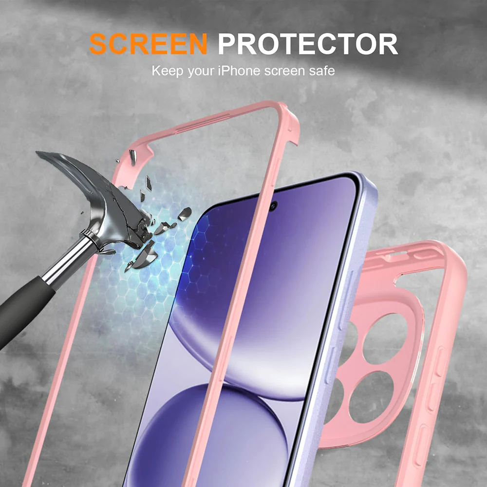 Case for Xiaomi Poco X8 Pro, Techsuit, ColorVerse 360, Pink - Image 4