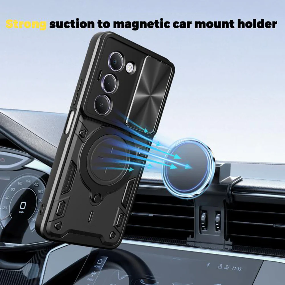 Case for Xiaomi Redmi 15 5G / 15 4G, Techsuit, CamGuard Pro, Black - Image 3