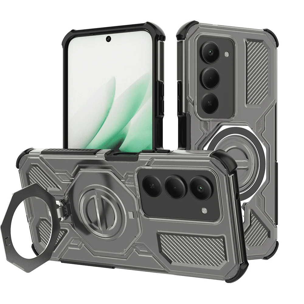 Case for Xiaomi Redmi 15 5G / 15 4G, Techsuit, Carbon Shield Pro, Smoky