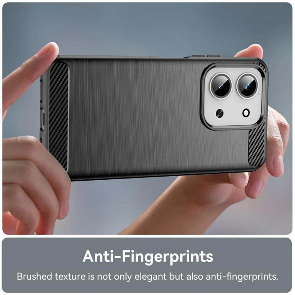 Case for Xiaomi Redmi 15C 5G / 15C 4G, Techsuit, Carbon, Black - Image 2
