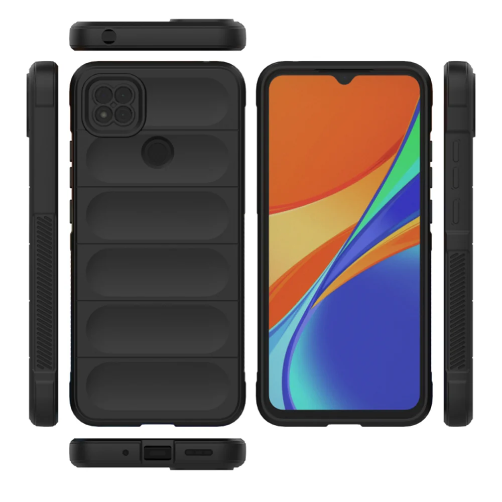 Case for Xiaomi Redmi 9C NFC / 9C, Techsuit, Magic Shield, Black - Image 2