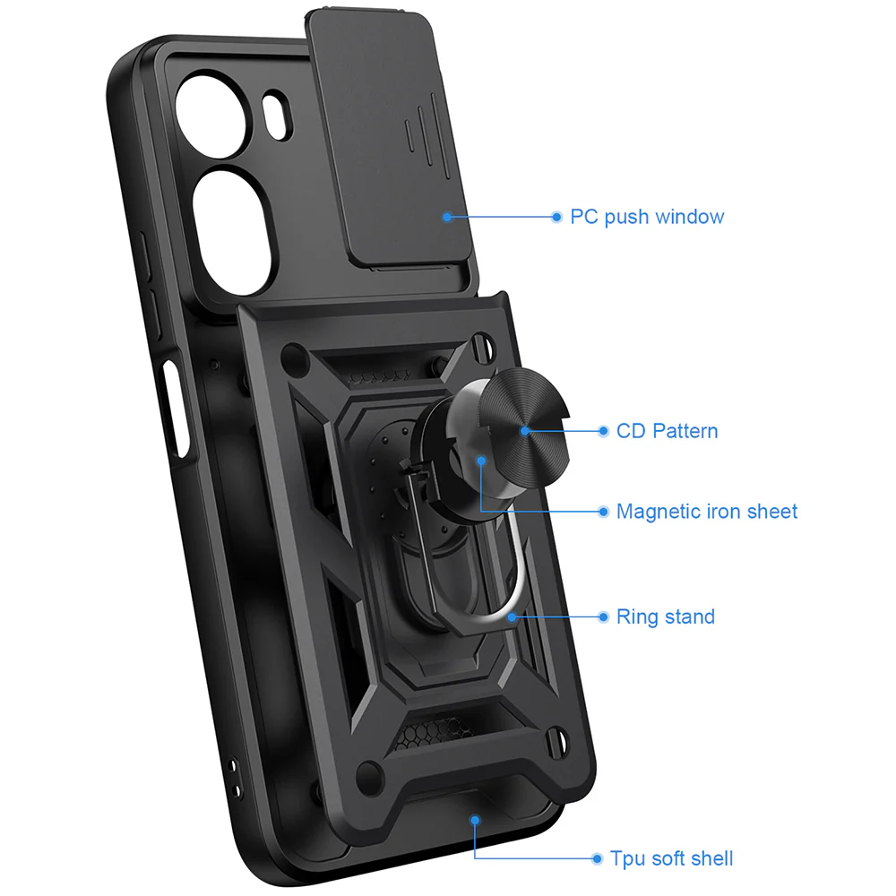 Case for Xiaomi Redmi A7 Pro 4G, Techsuit, CamShield, Rose Gold - Image 3
